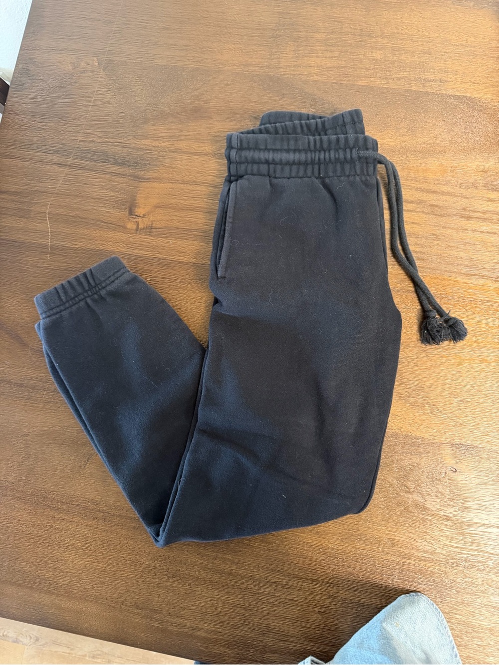 TNA Black Drawstring Joggers